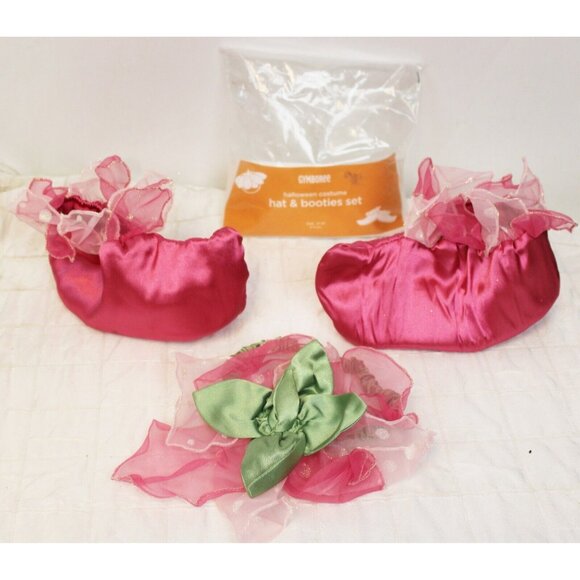 NWT 2009 Gymboree Halloween Costume Sweet Fairy Sparkle Hat & Bootie Set sz 2-3T - Picture 1 of 10